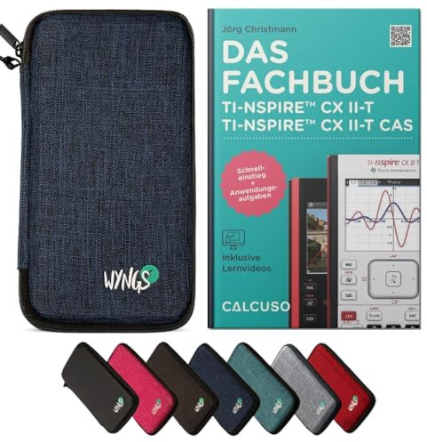 CALCUSO Zubehör Standardpaket Blau kompatibel für Grafikrechner TI Nspire CX II-T/CX II-T CAS