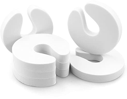 6 PCS Safety Door Stoppers, Door Guard Baby Finger Protection, Baby Proofing, Soft Foam Door Stopper, Avoid Finger Pinch Injuries, Slamming Doors, Children & Pets from Getting Locked in Room
