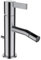 Laufen Kartell Einhebel-Bidetmischer, ohne Ablaufventil, mit Zugstange, Ausladung 110mm, H3413310, Farbe: Edelstahl gebürstet
