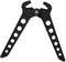 Yardwe Portable tragbare pürblack Recurvebogen Compound Bow swor kompositbogen blackh blacki Schere Pfeil Kick Halter Pfeilhalter Pfeilständer faltbar Bogenständer Halterung Verbundbogen