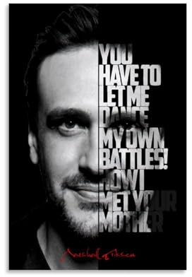 Poster mit Marshall Eriksen HIMYM, Geschenk für Freunde, Schlafzimmer, Wohnzimmer, Dekoration, modernes ästhetisches Poster, dekorative Malerei, Leinwand, Wandposter und Kunstdruck, moderne