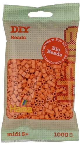 Hama Bio -Bügelnperlen Lichtapriktose (105), 1000st.