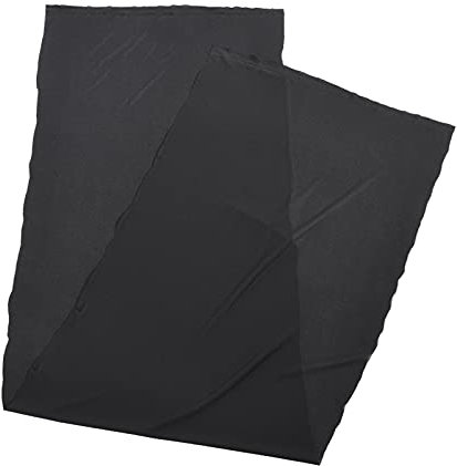 EIMSOAH 1.7mx0.5m Speaker Mesh Cloth, Dustproof Protective Cover, Speaker Mesh Cloth, Chemical Fiber Material for Large Sound Boxes, Stage Sound Boxes, KTV Boxes (Black)