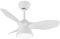 ABRILA AKUNADECOR Ventilador Dc Cubico Blanco Led 3 Posiciones Con Memoria