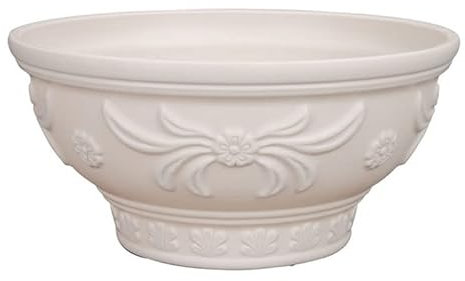 Pots De Plantation Conteneurs de plantes Pots de fleurs en résine épaissie Pots de fleurs pressées de grand diamètre Balcon intérieur Plantation de grands Pots de fleurs Jardinières D'extérieur(Color: