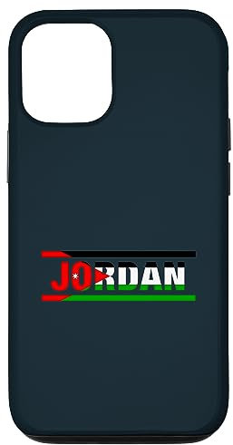 Hülle für iPhone 12/12 Pro Jordanische Flagge Schriftzug It is in my DNA Geschenk für Jordanier