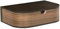 Schwebendes Schubladen - Hängendes Wandregal Holz - Kleine Wandschubladen Hängend - Schwebendes Wandregal mit Schubladen -Regal Wand zum Ausstellen (Schwarz/Walnuss, Regal mit 1 Schubladen)