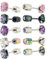 5 Pair Flat Back Earrings Titanium Stud Earrings for Women, Surgical Steel Screw Back Earrings, Hypoallergenic Cartilage Earring Stud Set for Men Women (Multicolour)