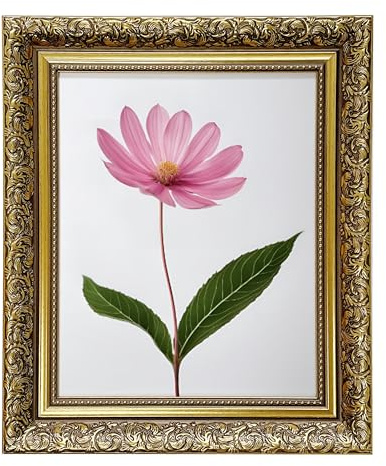 Aryllis Premium Range A5 Photo Frame, Gold, Free-standing & Wall Mountable Lightweight Picture Frame with Perspex Front