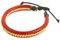 ROMA RETAIL Pulsera cuero Trenzada Bandera de España, Ajustable