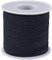 SUNNYCLUE 54.7 Yards/50M 2mm Stretch String Black Elastic Cording Fibre Heavy Duty Round Stretchy Bungee Shock Beading Rope Cord With Spool for Jewellery Making Bracelet Necklace DIY Craft Supplies