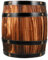 SOIMISS Eichenfass-Dekoration Fässer Für Die Dekorationsparty Fass Dekorative Requisiten Weinfass-Ornament Drinnen Stütze Holzfässer Zur Dekoration Antikes Holzfass Dark Brown Hölzern