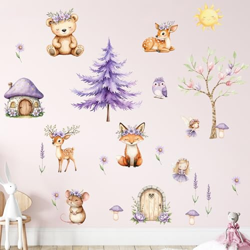 GRAZDesign Elfen Wandtattoo Kinderzimmer Mädchen Sticker für Wand, Schrank, Möbel, Tür