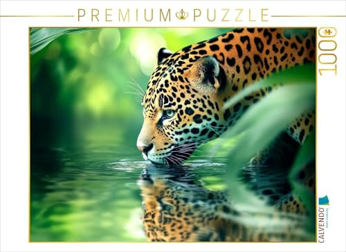 Puzzle · Majestätischer Jaguar | Faszination Regenwald · 1000 Teile · Lege-Größe 64 × 48 cm · CALVENDO Puzzle