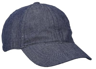 Riki Browns Cappellino da Baseball Regolabile 100% Cotone Blu Jeans, Morbido e Traspirante, con Visiera Lunga Anti-UV. Cappello Estivo Unisex Leggero e Lavabile