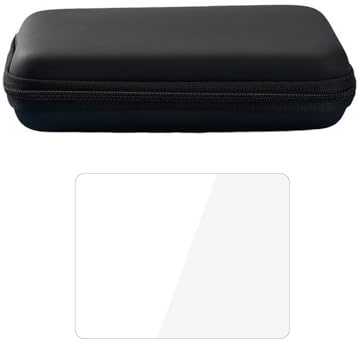 Game Console Case Case Storage Beutel Schutzbeutel Und Hartnäckiger Glasschriftenschutz Für Boyhom R36H Easy Carry Organisatoren Schocktraging Mit Temperiertem Glas