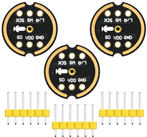 Ebksqs INMP441 Omnidirektionales MEMS Mikrofon Modul - I2S Schnittstelle, Hochpräzise & Niedrige Leistung Für ESP32 Projekte