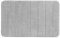 WENKO Badematte Memory, rutschhemmend, flauschiger Badteppich in Hellgrau mit Streifen-Optik für Badezimmer und Gäste-WC, dekorative hochflorige, schwere Oberfläche aus 100% Polyester, 50 x 80 cm