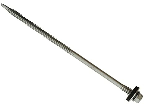 TechFast Light Duty Composite Sheet to Steel Roofing Screws | 5.5 x 115mm | Elementech | Box 100