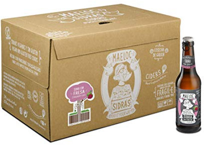 Maeloc Sidra con Fresa - 24 botellas x 330 ml