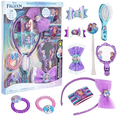 Disney Frozen 2 Mädchen Haarschmuck Set | Haarspangen, Haargummis & mehr für Kinder | Geburtstagsgeschenk für 3 Jahre und älter von Townley Girl