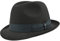 Borsalino Marengo Trilby Hut, Rand 4,5 cm mit Innenfutter, Made in Italy, Herbst Winte