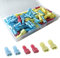 Gebildet 110pcs 6.3× 0.8mm Kabelverbinder,Vollisolierte Weibliche Spaten Nylon-Schnelltrennkupplung Elektrische Crimp-Kaltgepresste Klemmen-Sortiment
