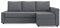 MASTERS OF COVERS Ersatzsofabezug für IKEA Friheten Ecksofa Links/Rechts Chaise, Individuelle Passform, Strapazierfähiger Stoff, 230 x 68/151 x 66 cm (Dunkelgrau, Polyester)