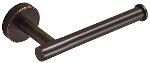 BigBig Home Bronze Toilettenpapierhalter, Badezimmer Toilettenpapierhalter, ölgerieben, Bauernhaus Toilettenpapierhalter ORB rustikale Wandmontage