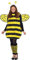 Acrawnni Womens Cosplay Costume Set Halloween Yellow Honey Bee Dress with Wings Headband Leg Sleeves for Party Cosplay Fancy Dress (Yellow Adult, S)