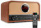 Audizio Salerno Retro DAB Radio with CD Player, Bluetooth, DAB+, USB MP3 Playback & Recording, FM Radio, 40W HiFi Stereo Speakers, Clock Alarm, Remote Control, Classic Walnut Finish & Chrome Accents