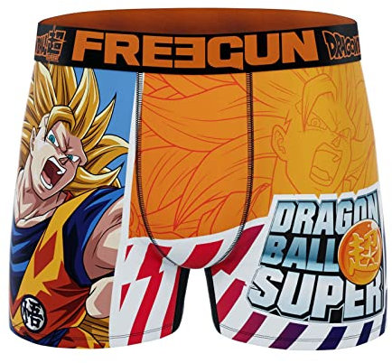 FREEGUN Boxer Homme Dragon Ball Super (S, Goku DBS Super Saiyan 3)