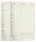 Zelten Lose-Blatt-Lochpapier-Nachfüllpackungen Papier für 6-Loch-Binder Persönlicher Organizer Tagebuch Notizbuch Nachfüllbarer Planer (Time Plan, B5/26 Hole)