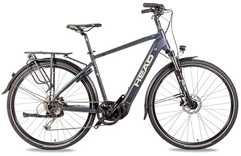 HEAD Unisex - Adult E Revelo 2.0 E-Trekking Bike, Matt Grey, 50