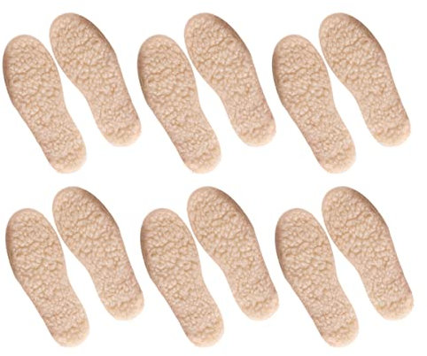 Healeved 12paare Warme Einlegesohlen Für Junge Mädchen Bequeme Atmungsaktive Und Zuschneidbare Wintersohlen Aus Warmem Schweißabsorbierendem Material