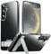Temdan Designed for Samsung Galaxy S24 Plus Case,[Built in Hidden Kickstand][12FT Mil-Grade Drop Protection] [Never Yellowing] Slim Thin Phone Case-Crystal Clear