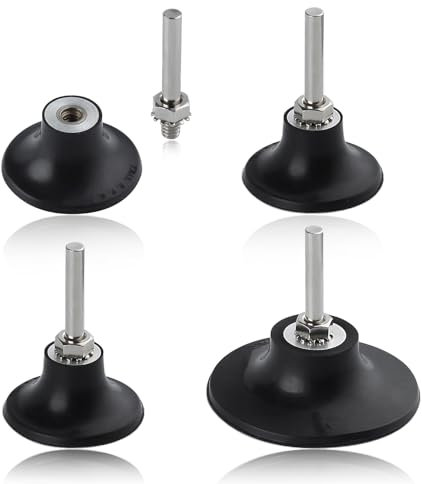 SPEEDWOX Roll Lock Disc Pad Holder Roll Lock Disc Pad Quick Change Adapter Disc 2 Inch Sanding Discs 3 Inch Grinder 3 Inch Sanding Disc with 1/4 Shank for Polishing Sanding Surface Preparation