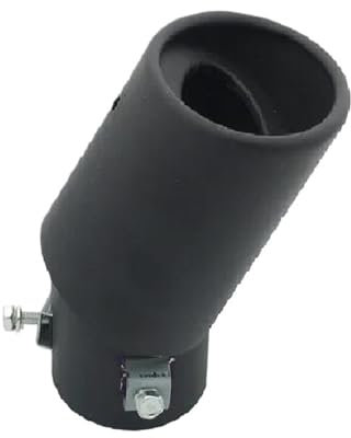 Auspuffblenden Universal Schwarz Matt Edelstahl Auto Heck Hinten Runde Auspuffrohr Schwanz Schalldämpfer Rohr Spitze Auto-Heckhals Endrohre