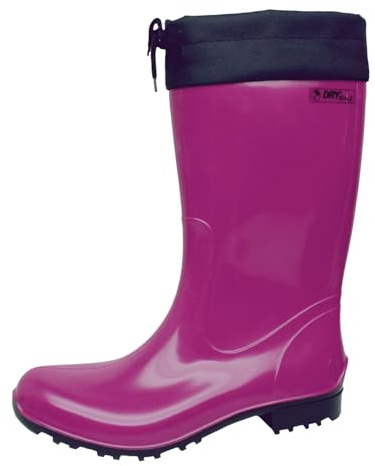 Bockstiegel Damen Gummistiefel Regenstiefel Sara, Farbe:Rosa, Schuhgröße:EUR 36, Artikel:-6289 Fuchsia/dunkelblau