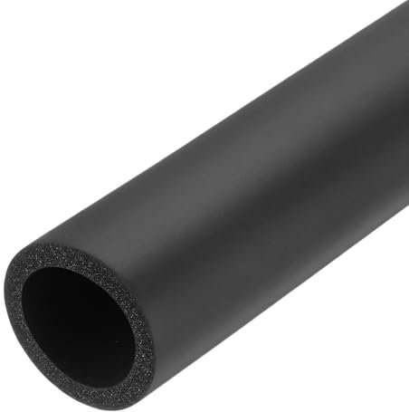 QUARKZMAN 2 x 45.7cm Rohrisolierung Schaumstoff, Durchmesser 32mm Isolierstärke 6mm Heizungsrohr Verkleidung für Fitnessgeräte, Rohre, Handhaben (Schwarz)