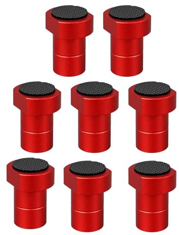 Lyshujli Holzbearbeitungsbank mit Hunden, 19 mm, Aluminiumlegierung, mit rutschfesten Pads für 19 mm große Hundelöcher, MFT-Tische