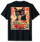 Katze Ramen Nudel Japanisch Backprint T-Shirt