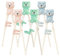 Palillos de Entrenamiento para Niños, Xiuyer 6 Pares de Palillos de Entrenamiento para Principiantes para Niños Bebé Principiante Adulto, Palillos de Entrenamiento para Niños(Cachorro)