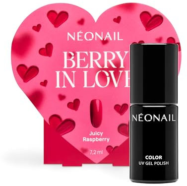 NÉONAIL UV Nagellack 7,2 ml - BERRY IN LOVE - Juicy Raspberry - Himbeere - NÉONAIL Farben - UV Lack - Gel Nägel - Nageldesign