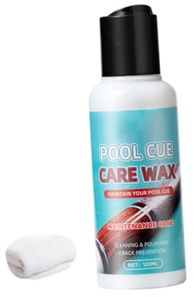 Baoblaze Pool Cue Polishing Wachs Billard Zubehör Bequeme Nutzung des Schutzes für das Schutzhandwerk des Schutzes für das Schutz von Schutzstäben für Tiefe