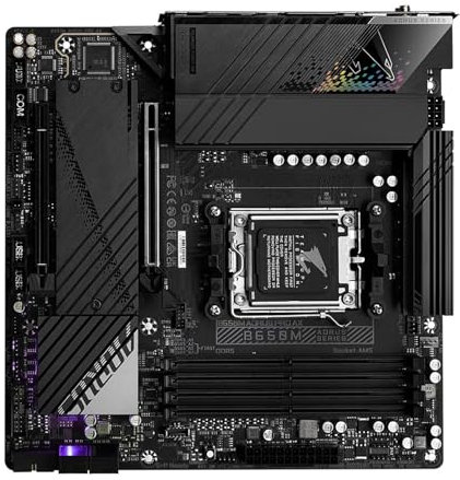 XYYZXKL Placas Base de Ordenador Fit For GIGABYTE B650M AORUS Pro AX, procesadores AM5 AMD Ryzen Serie 7000, 128 GB DDR5, Wi-Fi 6E 20 GB/s, USB-C.