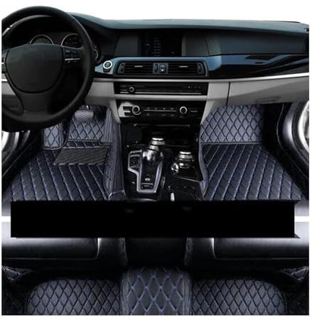 Tapis Sol Voiture pour Citroën C4 pour Cactus 2014 2015 2016 2017 2018 2019 2020 Tapis De Voiture en Cuir Imperméable Ensemble Complet Tapis De Voiture Sol(LHD 1 Set 7)