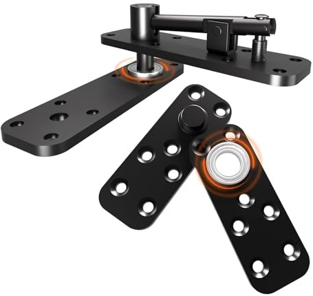 Unsichtbares Türscharnier mit hoher Kapazität, verstellbare Mittelmontage, reibungslos, leiser Betrieb für Murphy-Bücherregale, Murphy-Tür-Hardware-Set