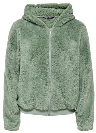 ONLY Damen Jacke Grün S | Langarm, Casual, Bei max. 30 grad waschen