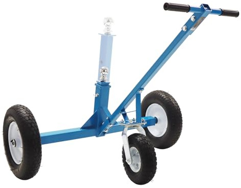 Bituxx Rangierhilfe Mover für Anhänger Trailer Hänger Rangierwagen Wohnwagen mit Stützrad & Kugelkupplung & Höhenverstellung einfaches Rangieren bis 453Kg